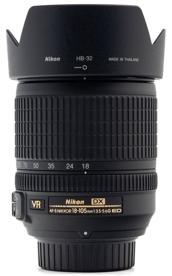 K&auml;ytetty Nikon AF-S 18-105mm f/3.5-5.6G ED VR-1