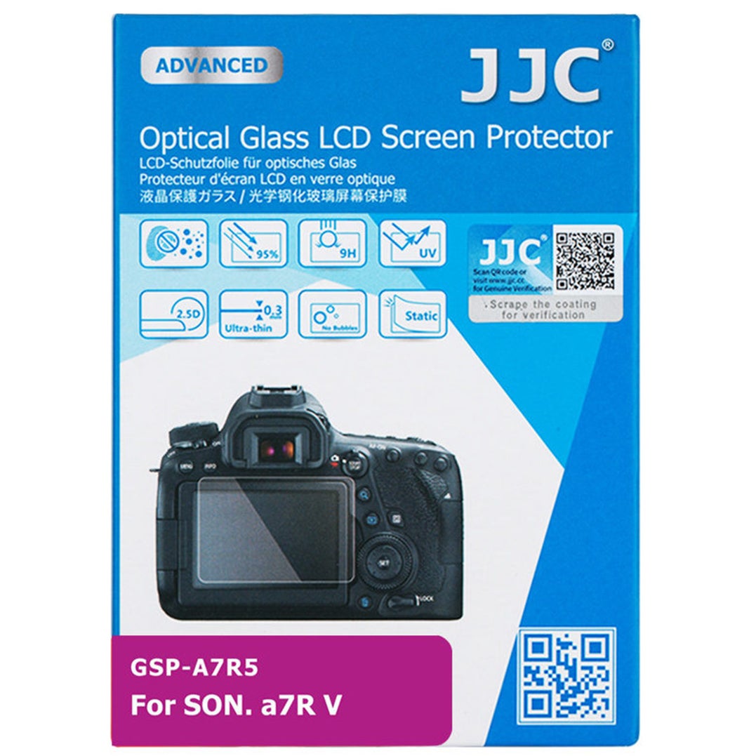 JJC  Glass LCD -n&auml;yt&ouml;nsuoja SONY a7R  V