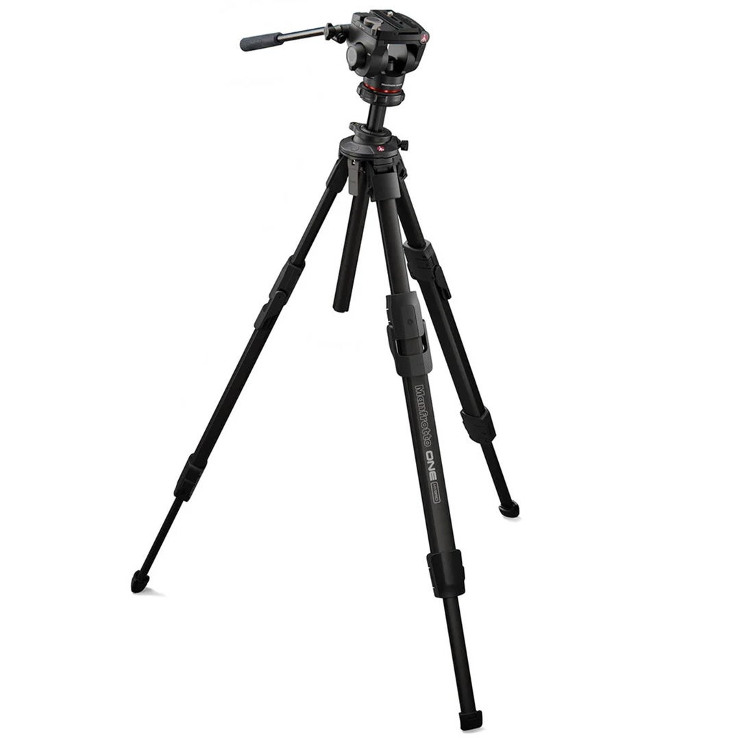 Manfrotto ONE Hybrid alumiinijalusta + 500X videop&auml;&auml; KIT B
