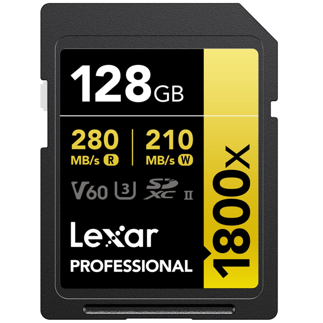 Lexar SDXC 128Gb 1800x UHS-II U3
