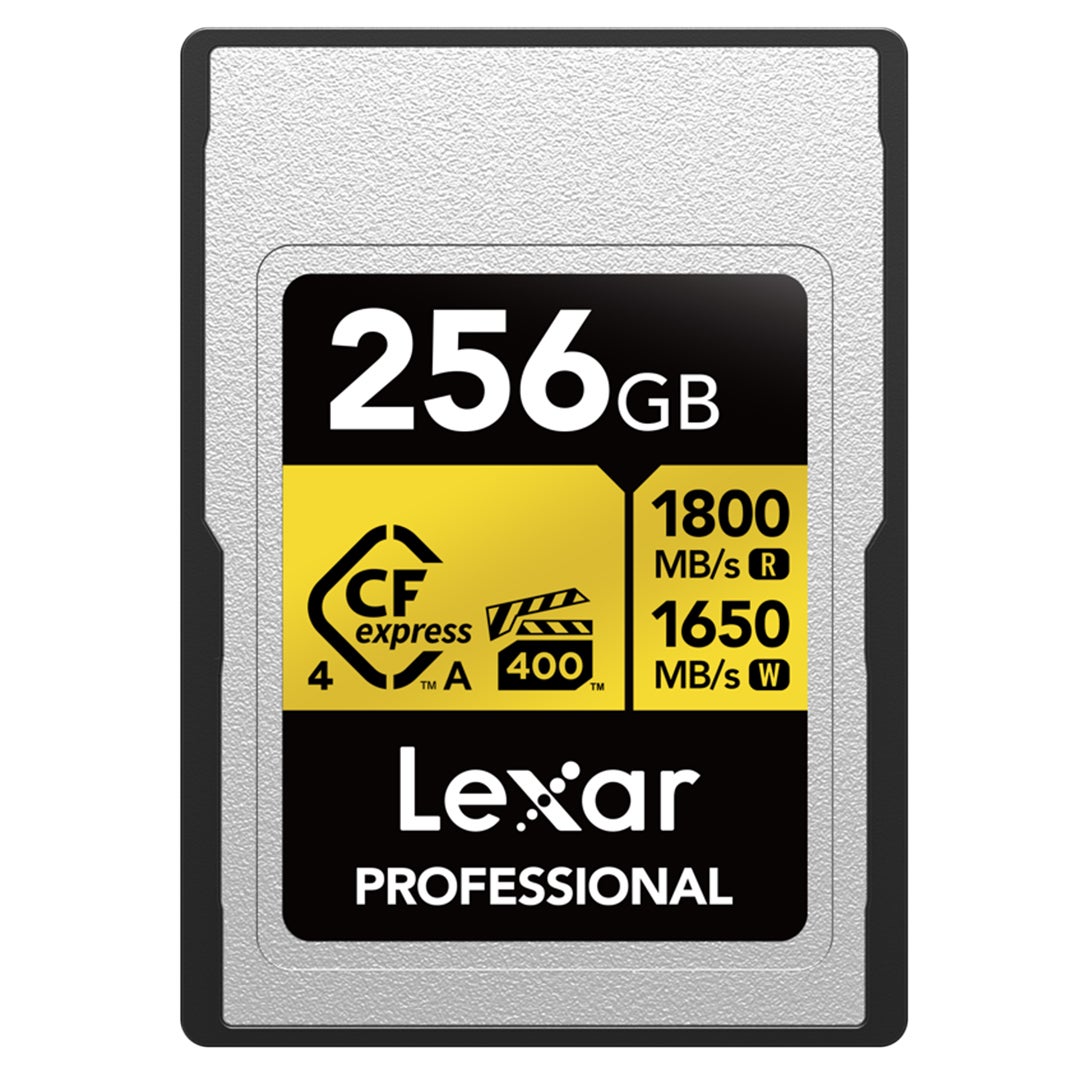 LEXAR CFexpress 256Gb 4.0 Pro Gold VPG400, R1800/W1650 (Type A)